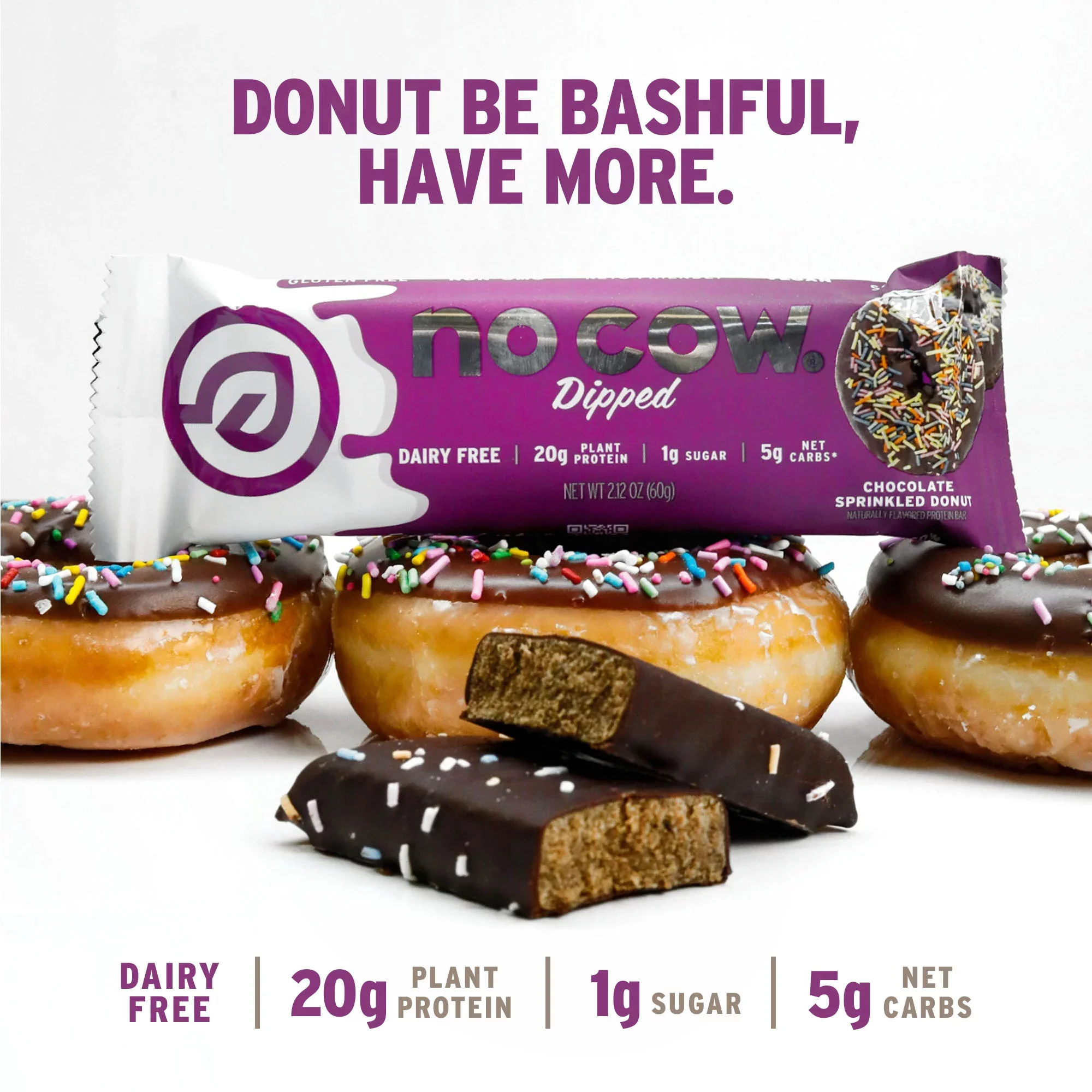 Chocolate Sprinkled Donut Protein Bar (4 Pack) - Image 3