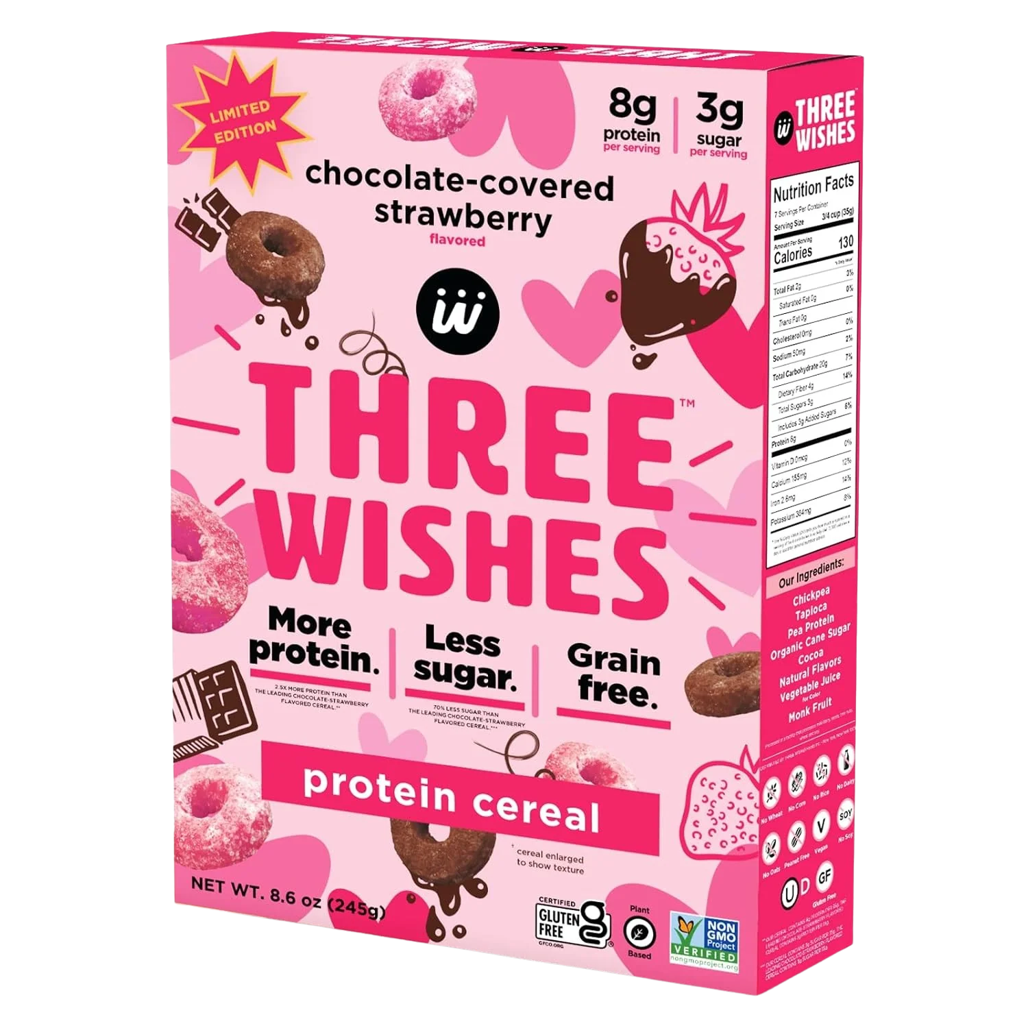 Chocolate Strawberry Protein Cereal