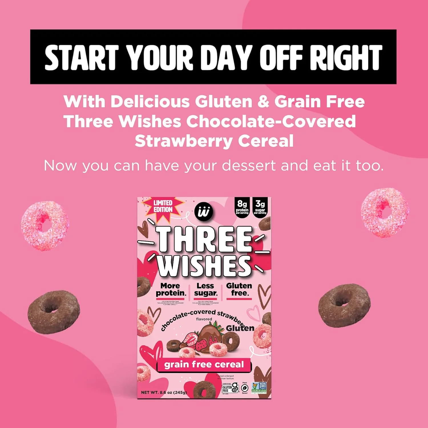 Chocolate Strawberry Protein Cereal - Image 2