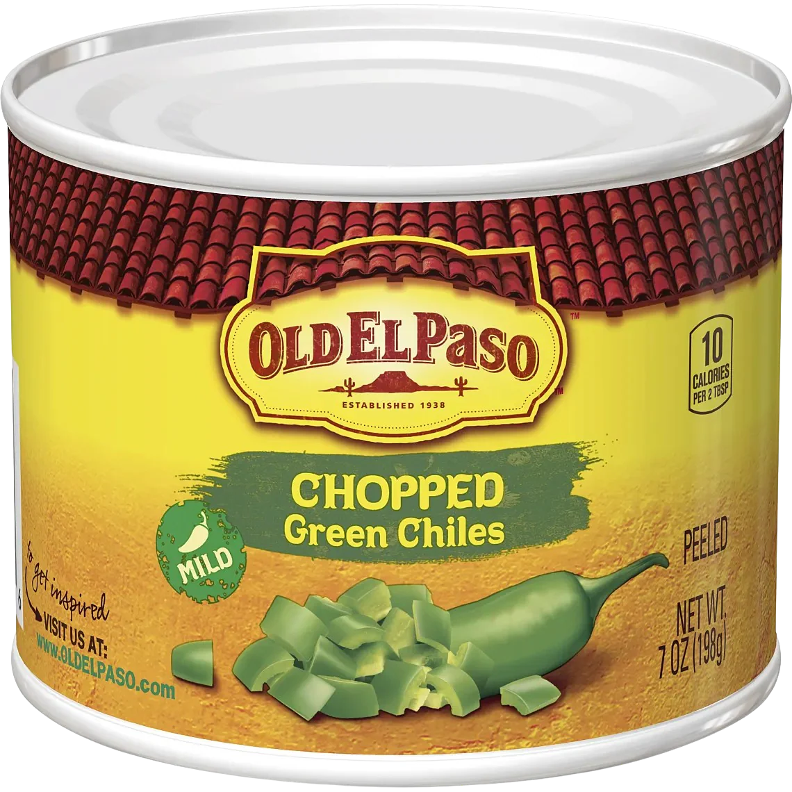 Chopped Green Chiles - Mild