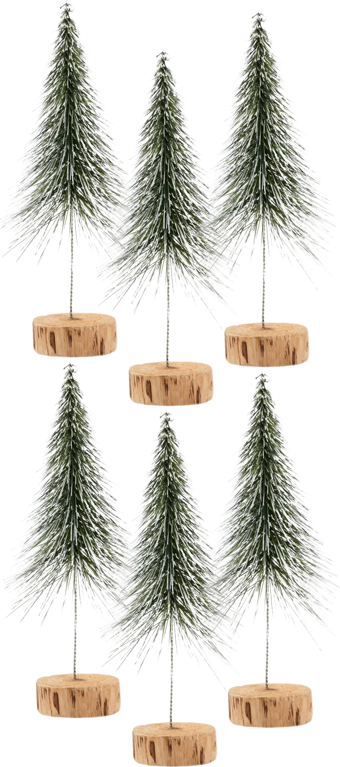 Christmas Tree - Sprinkle - Natural (6 Pack)