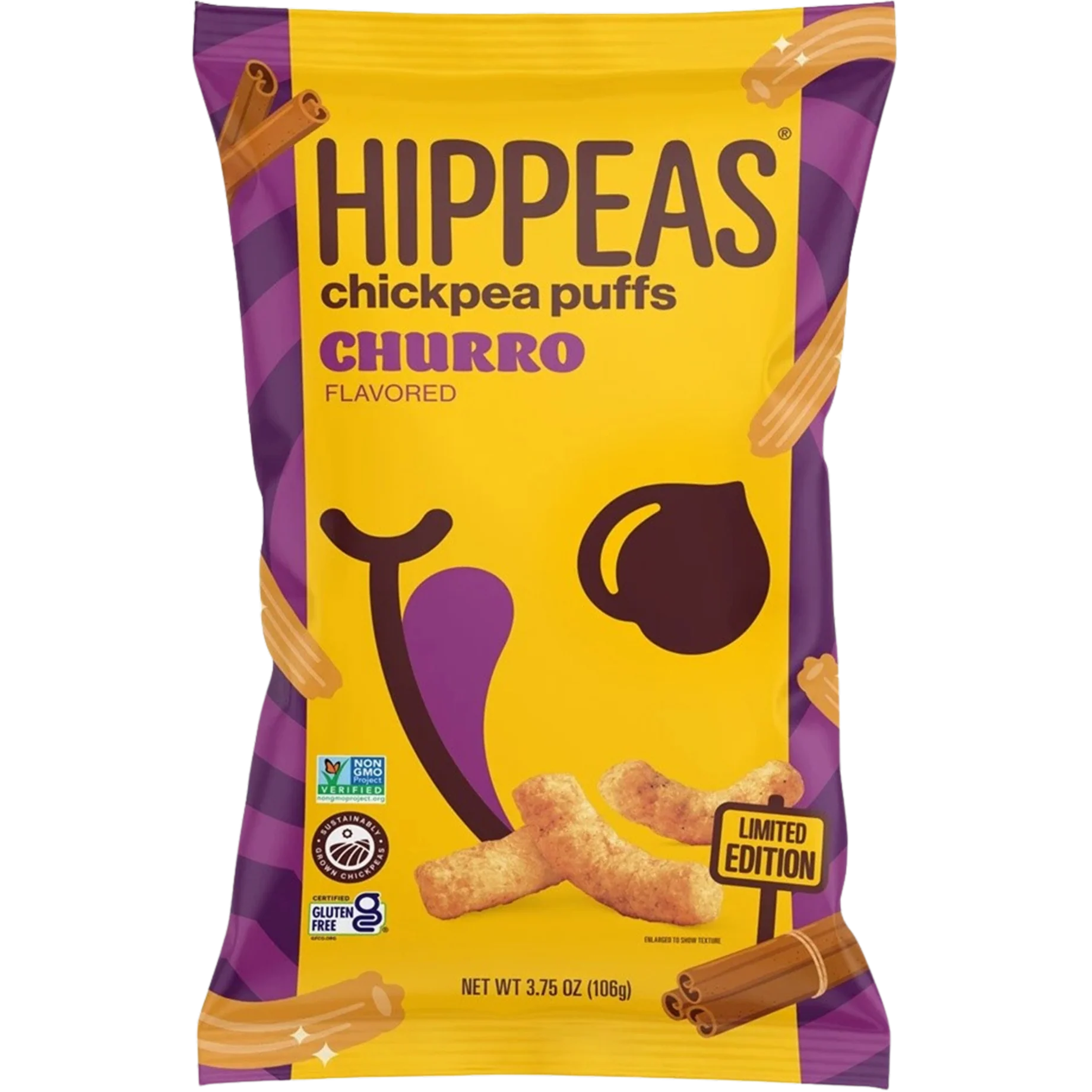 Churro Chickpea Puffs
