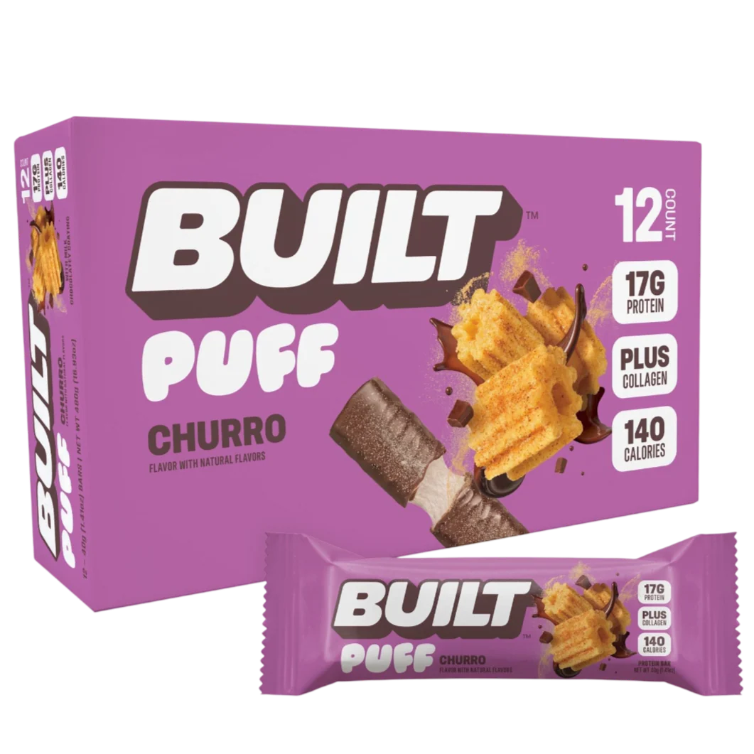 Churro Puff Collagen Protein Bars (12 CT)