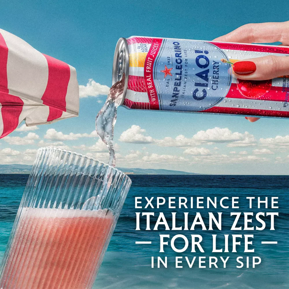 CIAO! Cherry Sparkling Water (6 Pack) - Image 4