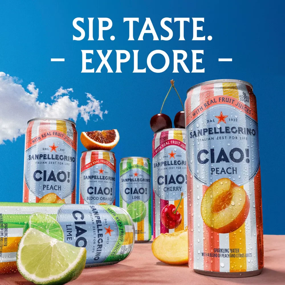 CIAO! Cherry Sparkling Water (6 Pack) - Image 5