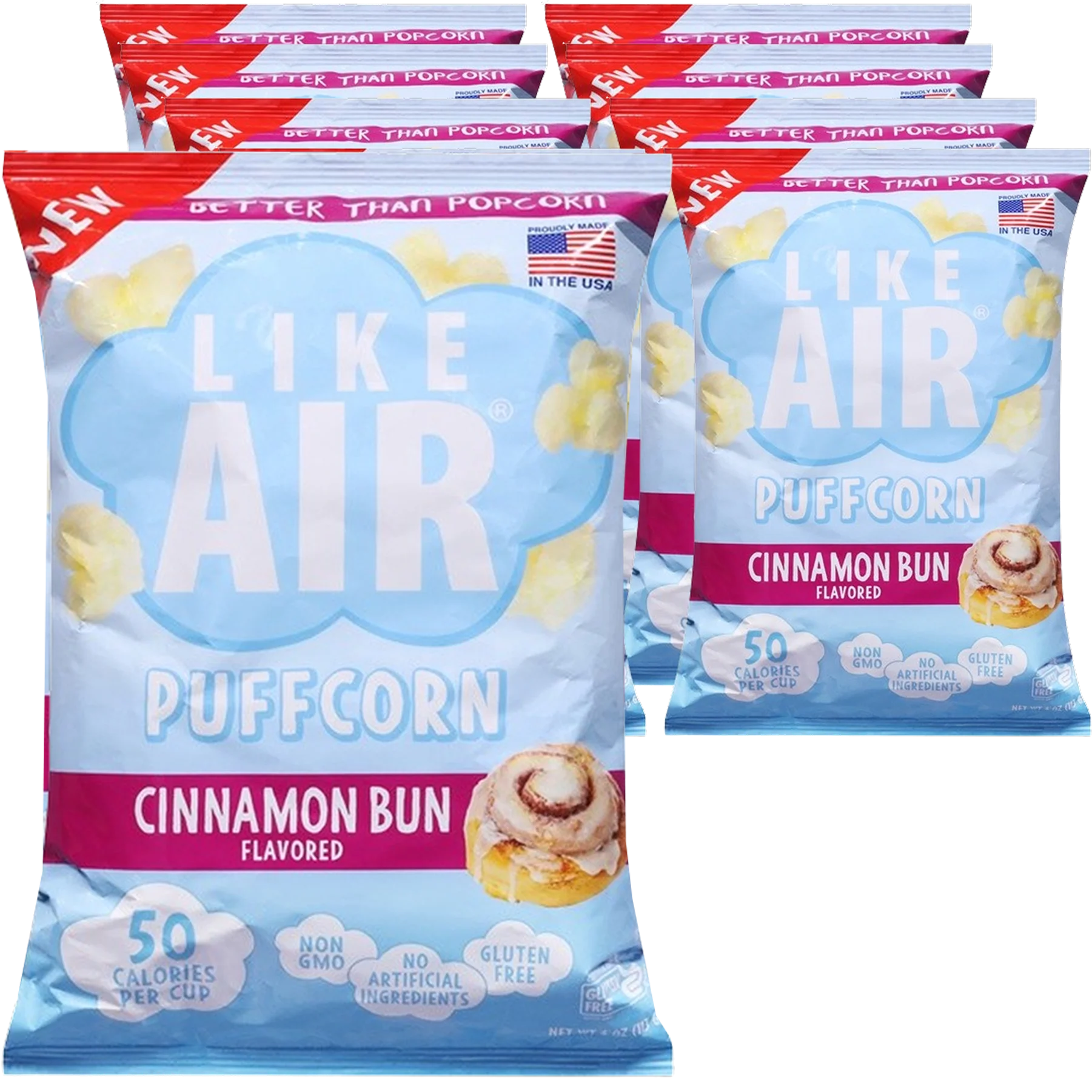 Cinnamon Bun Puffcorn (8 Pack)