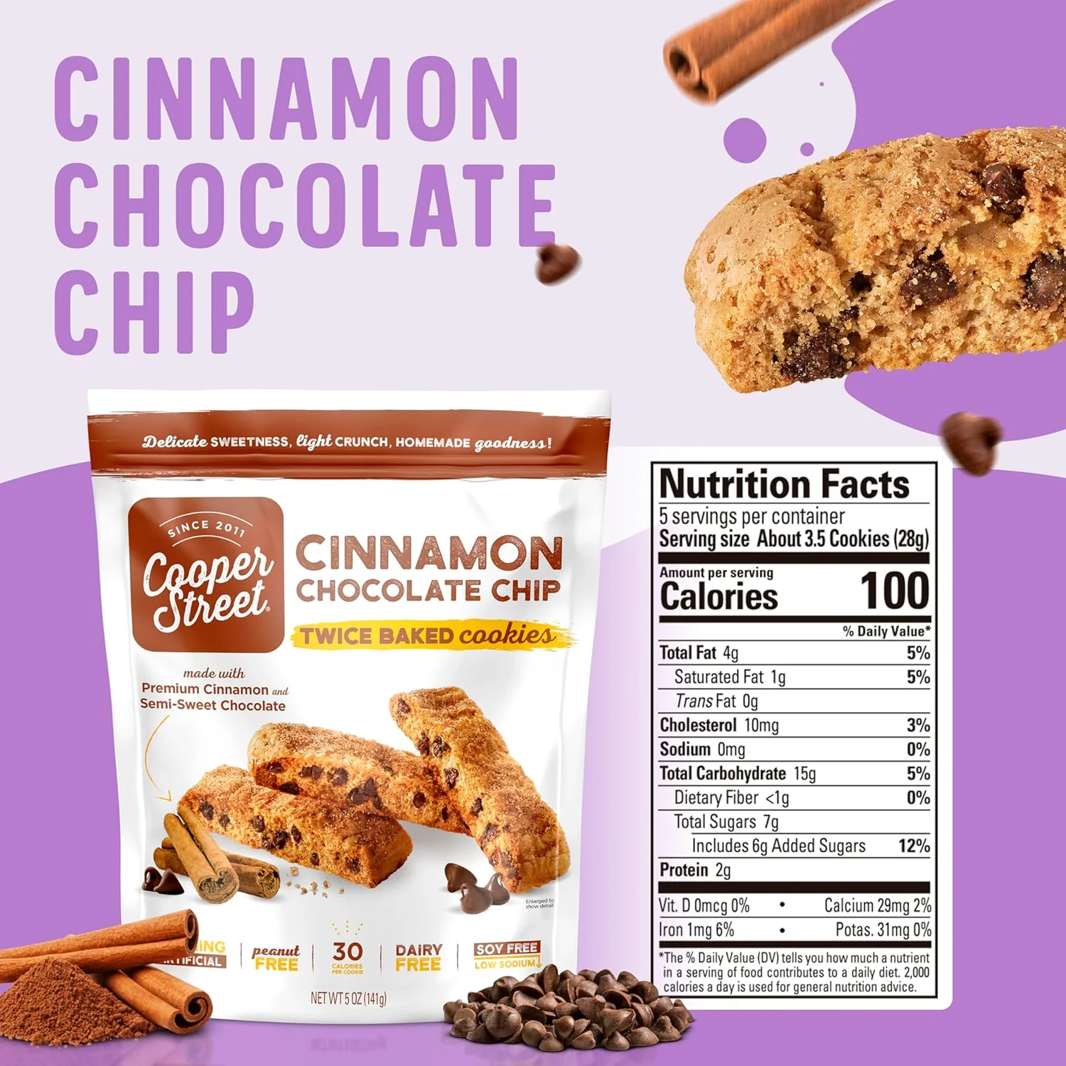 Cinnamon Chocolate Chip Cookies - Image 5