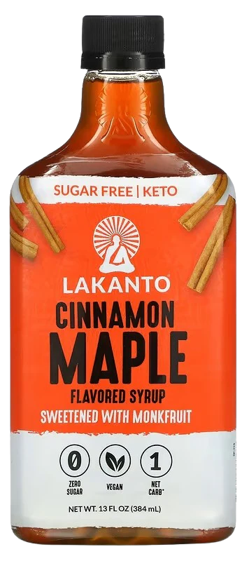 Keto Sugar Fee Cinnamon Maple Flavored Syrup