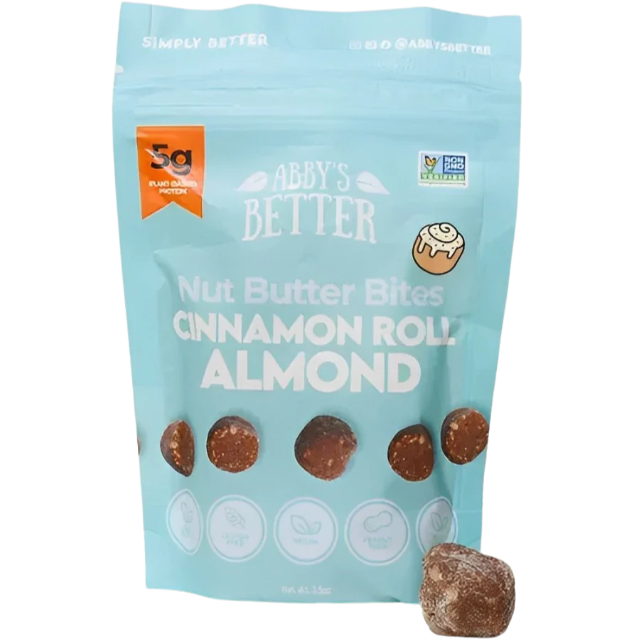 Cinnamon Roll Almond Bites
