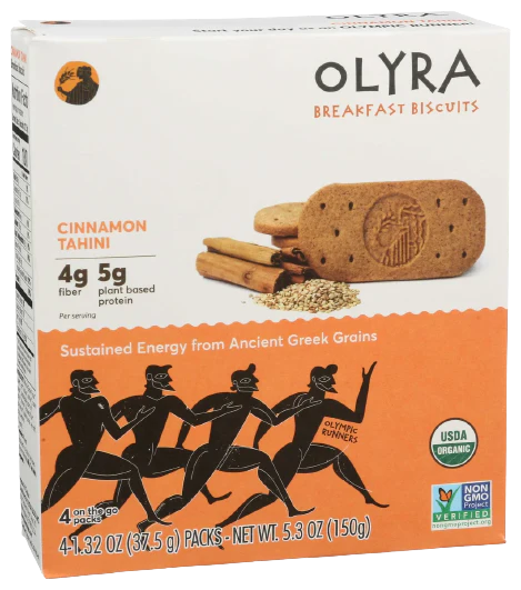 Cinnamon Tahini Breakfast Biscuits (4 PACKS)