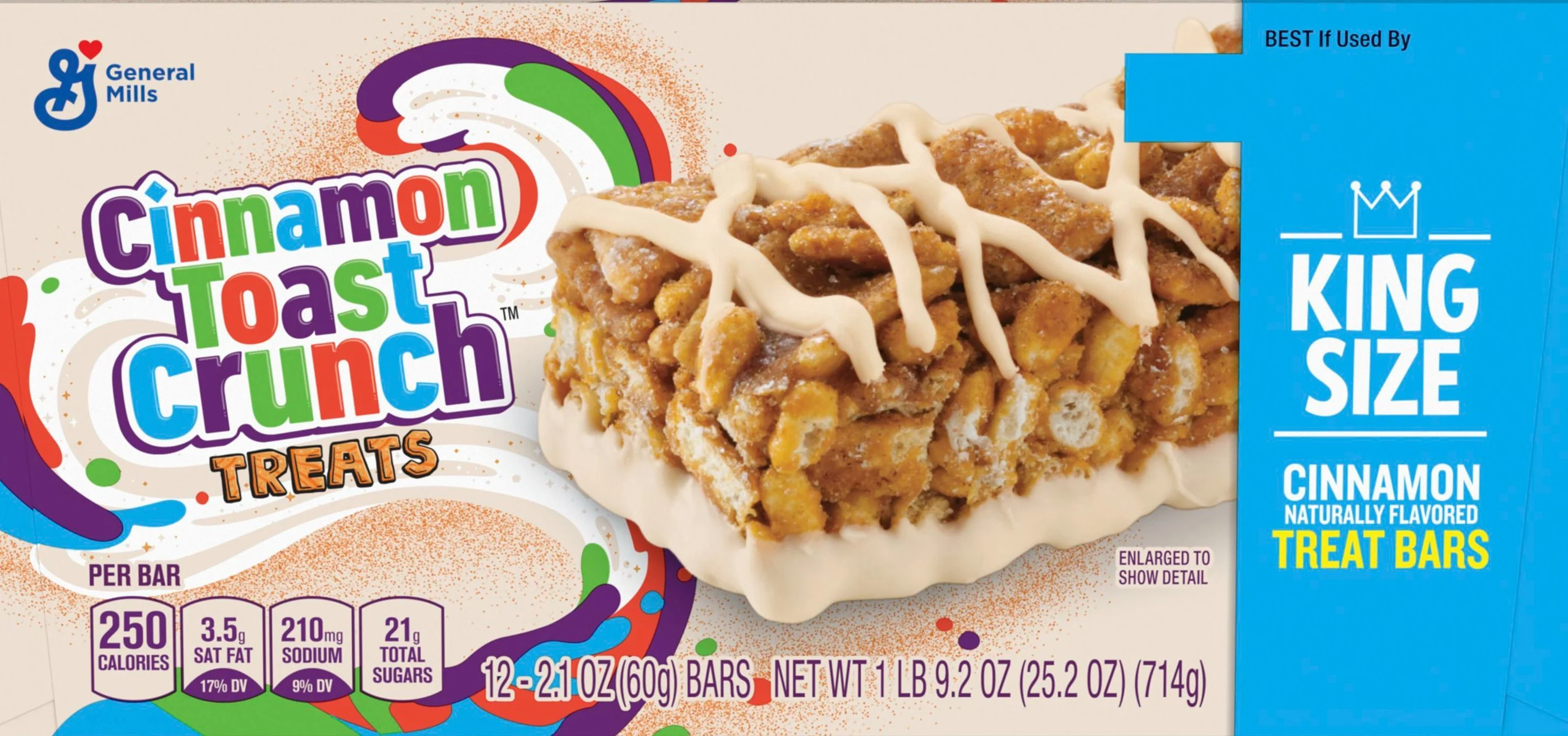Cinnamon Treat Bars - King Size (12 CT)