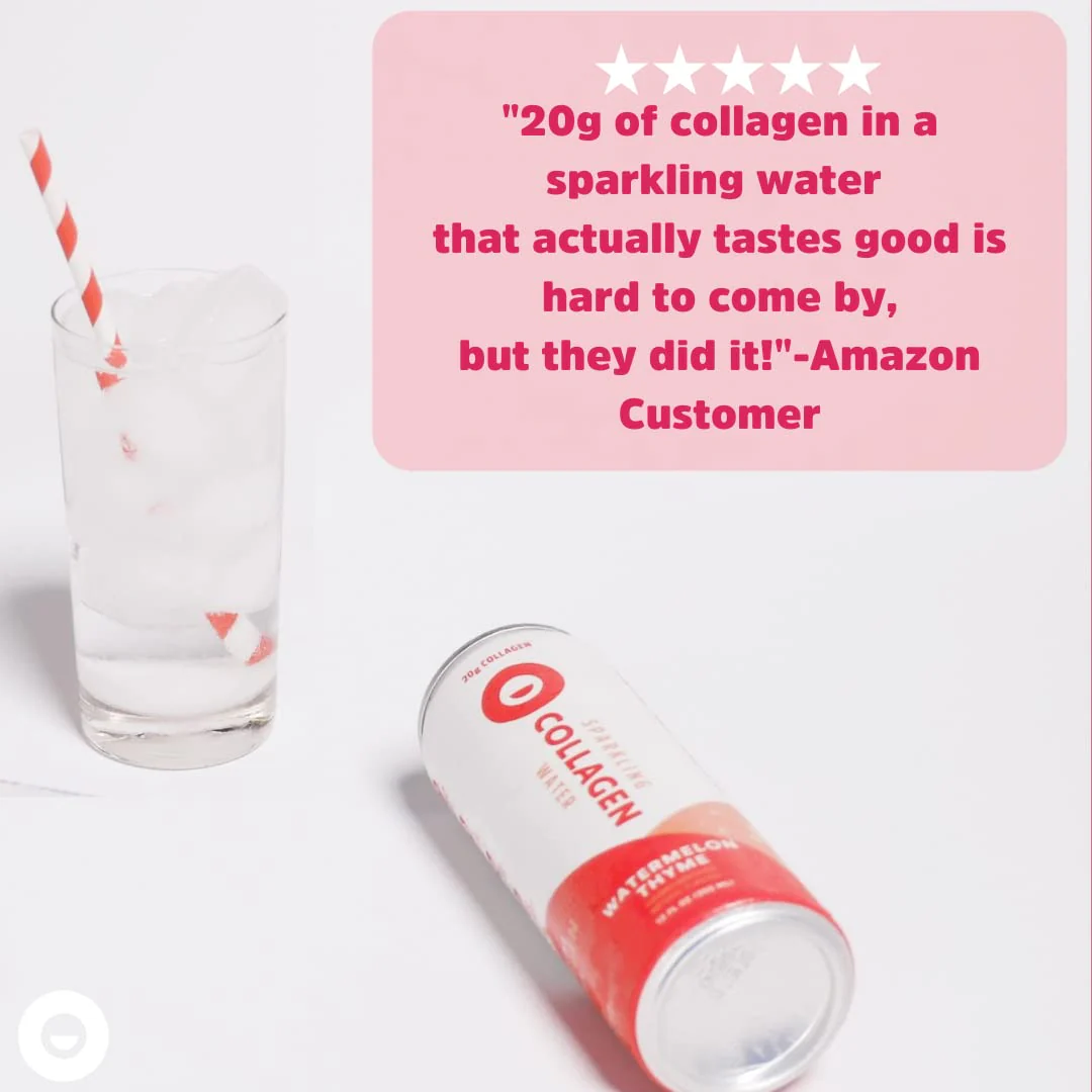 Watermelon Thyme Infused Collagen Water (12 Pack) - Image 3