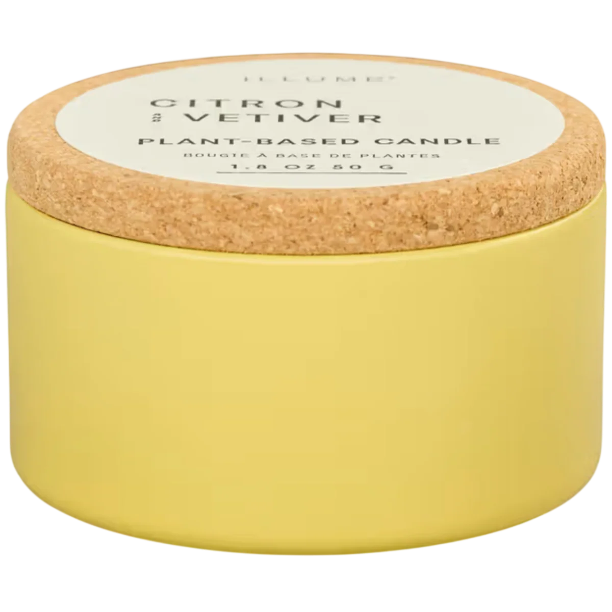 Tin Candle With Cork Lid - Citron & Vetiver