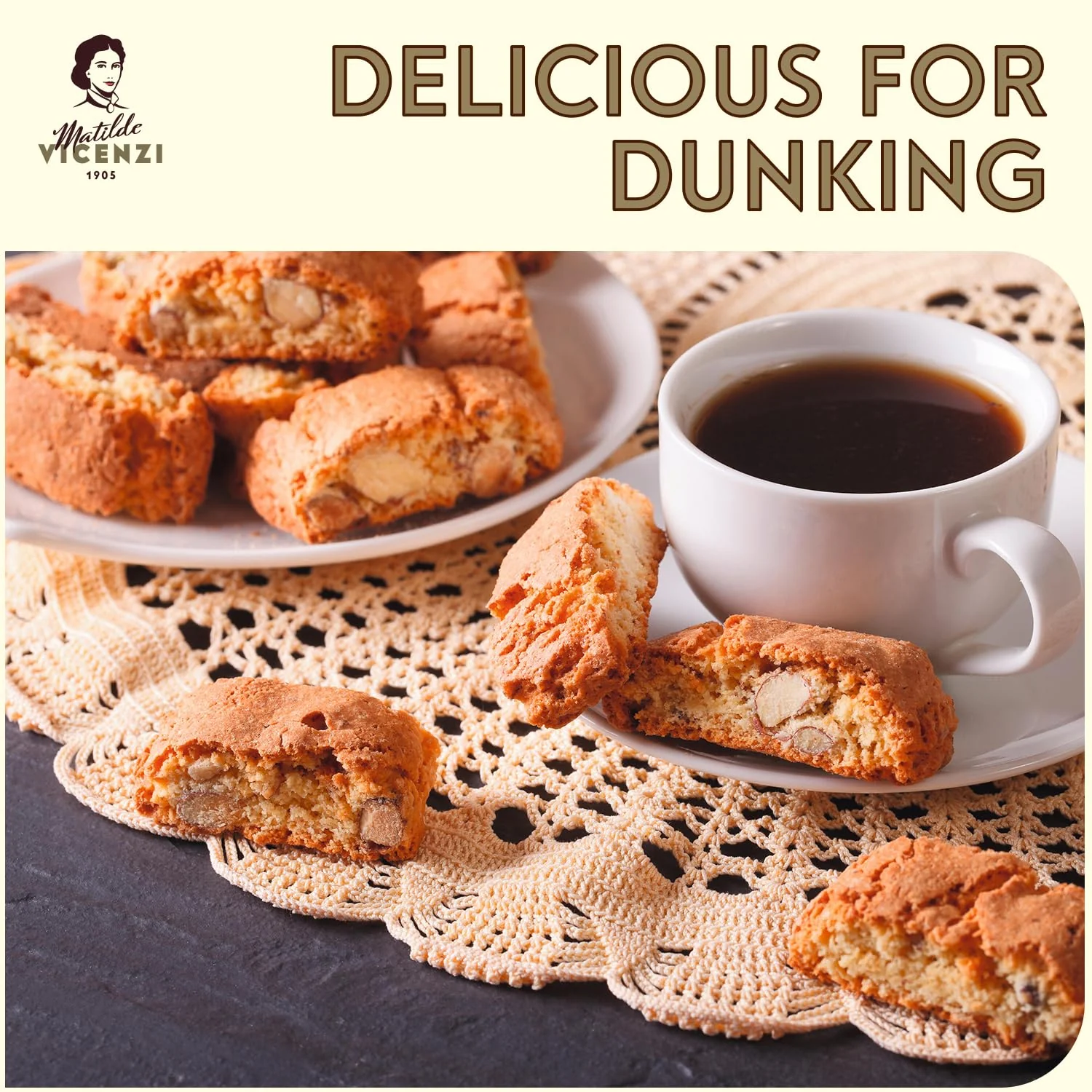 Classic Italian Biscotti Almond Cookies - Cantuccini Almond Biscuits - Image 3