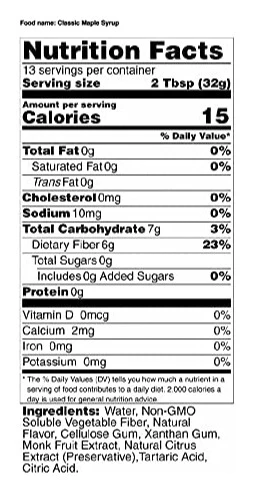 Keto Maple Flavored Syrup - Image 3