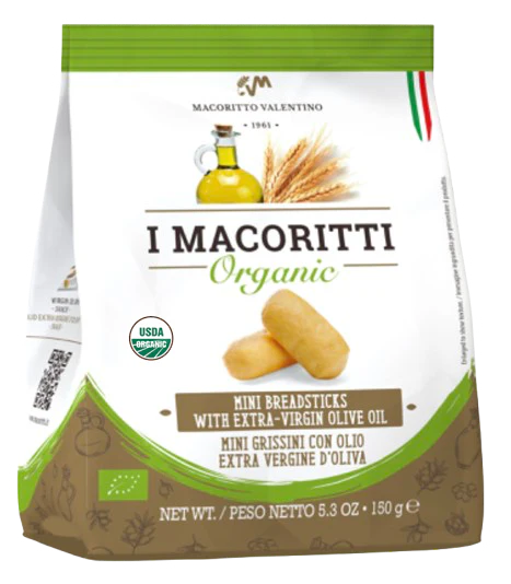 Classic Organic Mini Breadsticks with Evoo