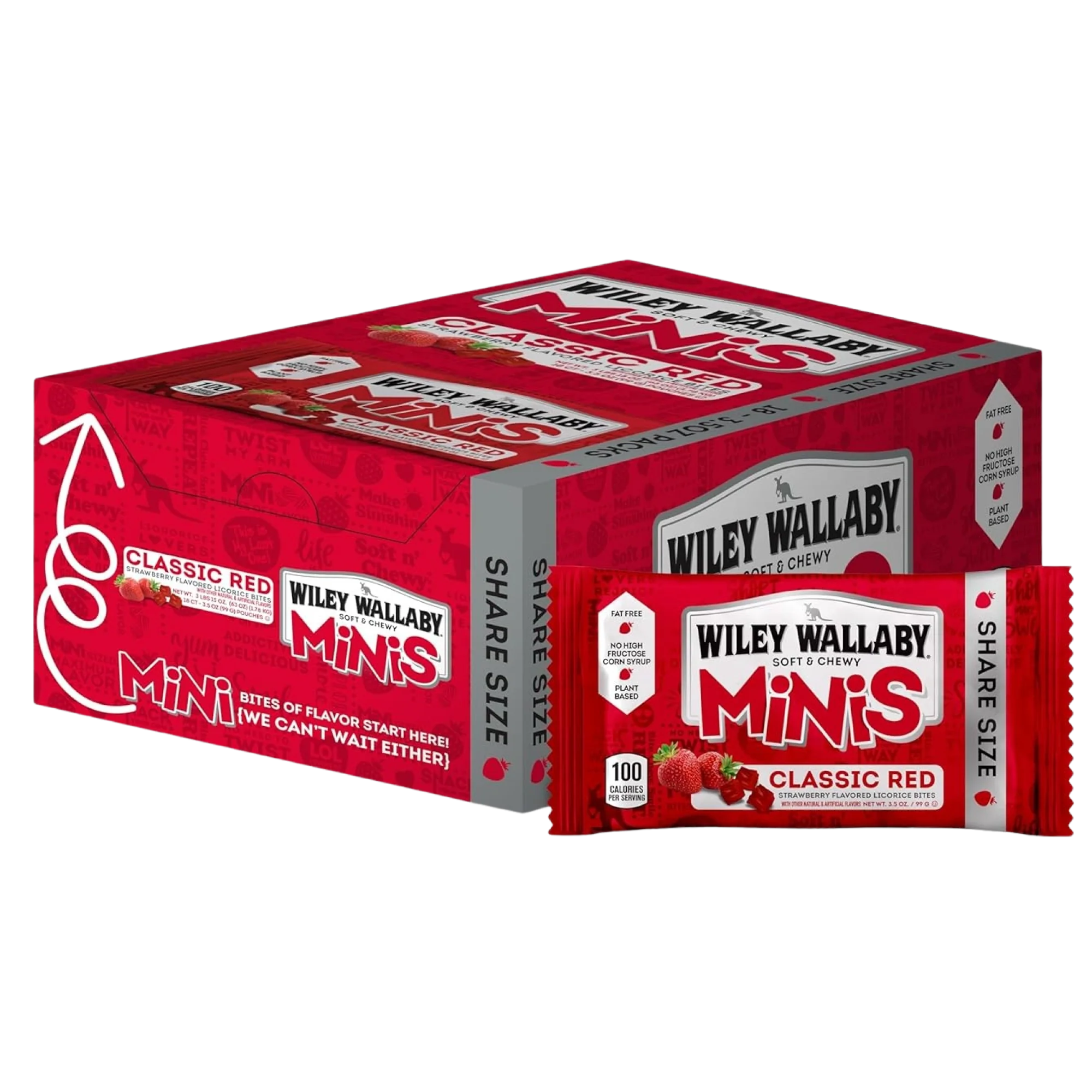 Classic Red Licorice Bites (18 Pack)