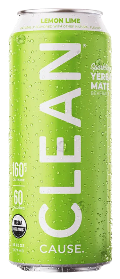 Lemon Lime Yerba Mate Engergy Drink (12 Pack) - Image 2