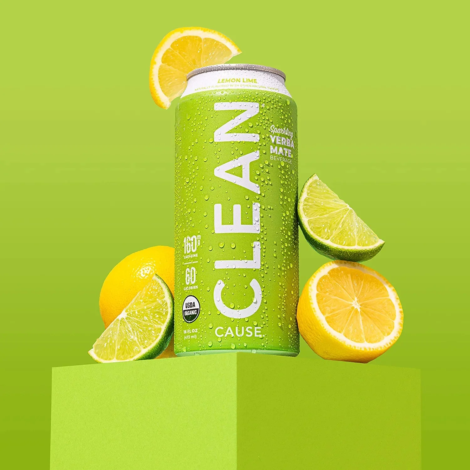 Sparkling Lemon Lime Yerba Mate Tea - Image 3