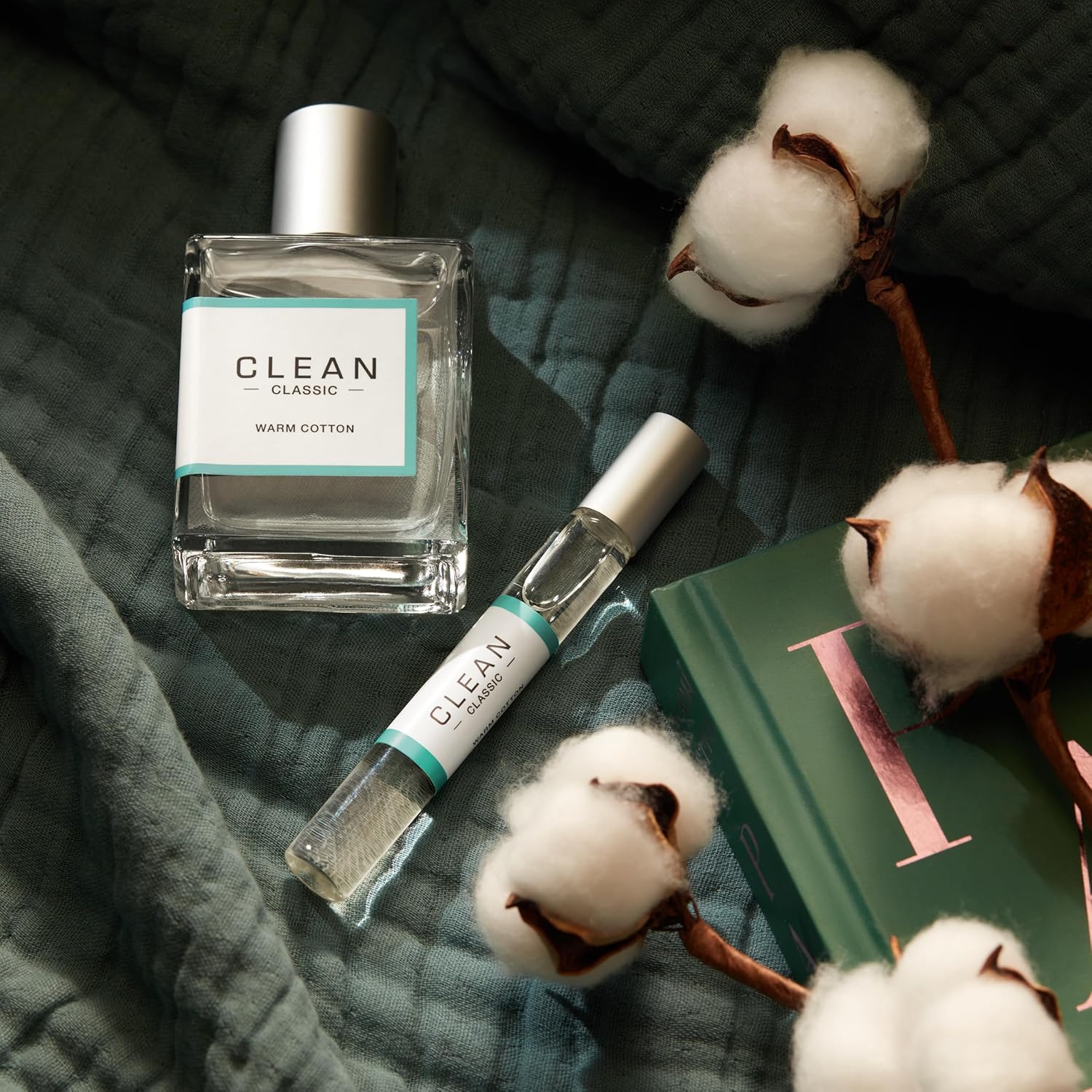 Clean Classic Warm Cotton Eau De Parfum Rollerball - Image 2