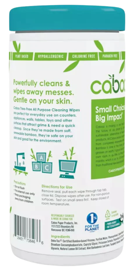 Cleaning Wipes Natural Lemon - Image 2