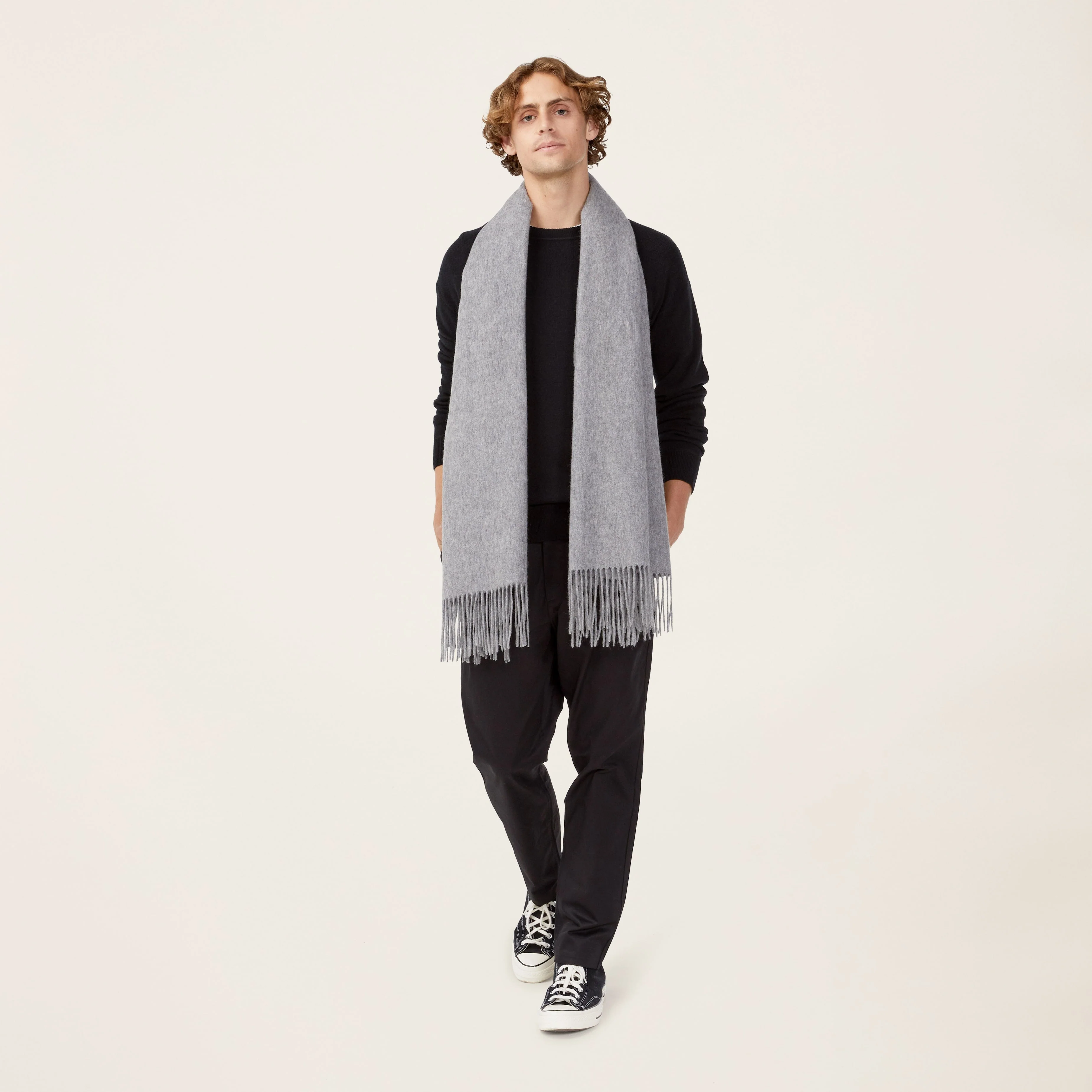 Cleo Oversized Cashmere Scarf - Image 10