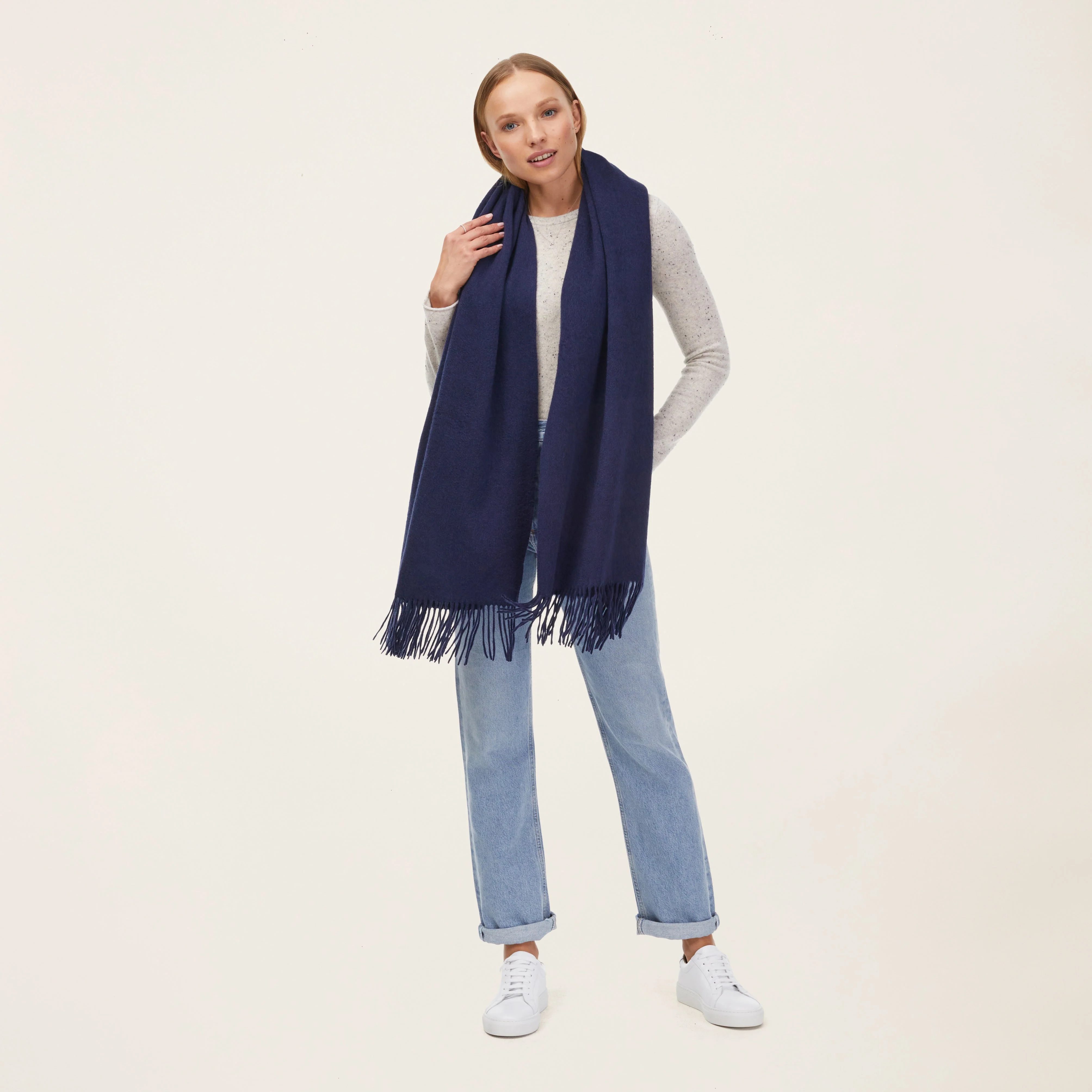 Cleo Oversized Cashmere Scarf - Image 29