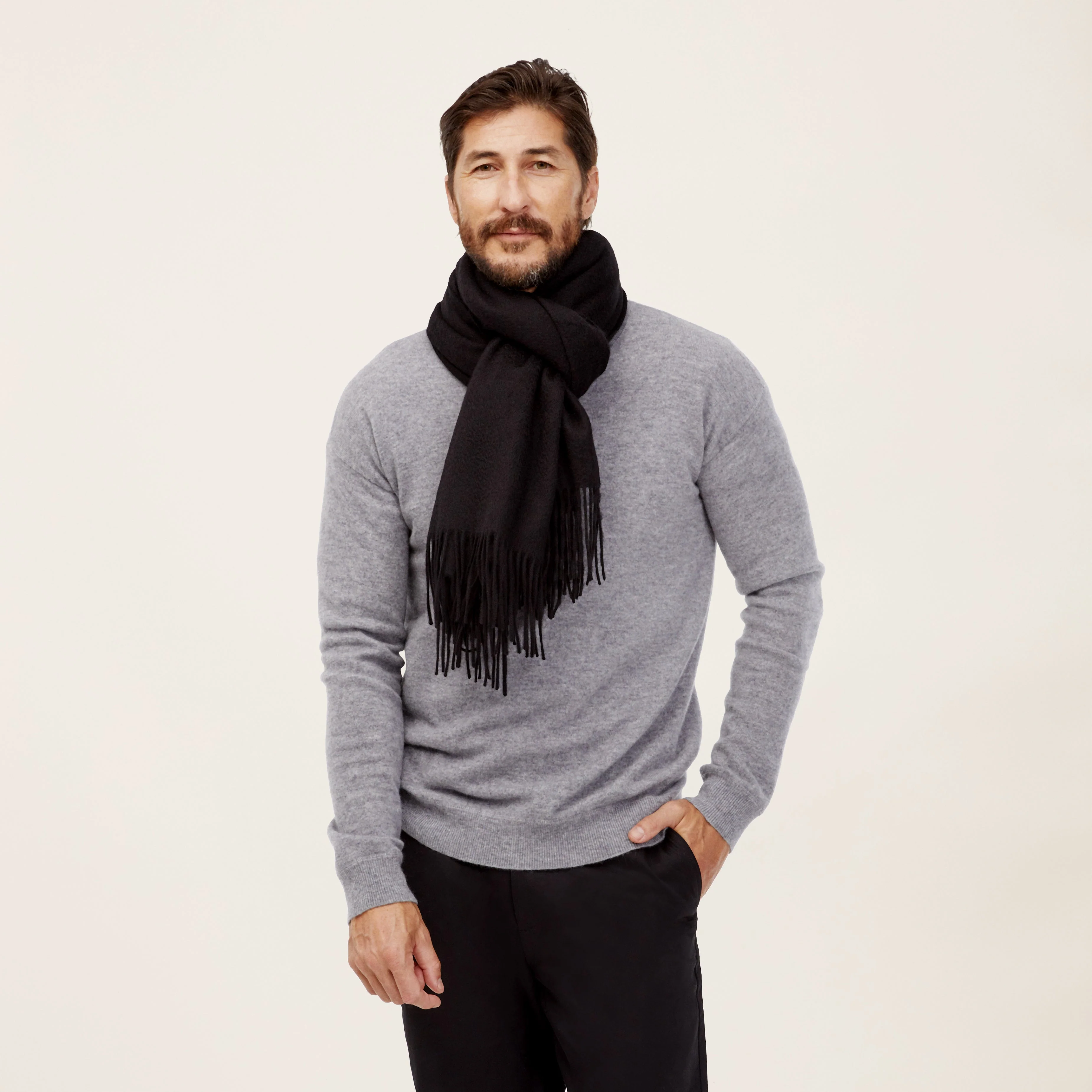 Cleo Oversized Cashmere Scarf - Image 3
