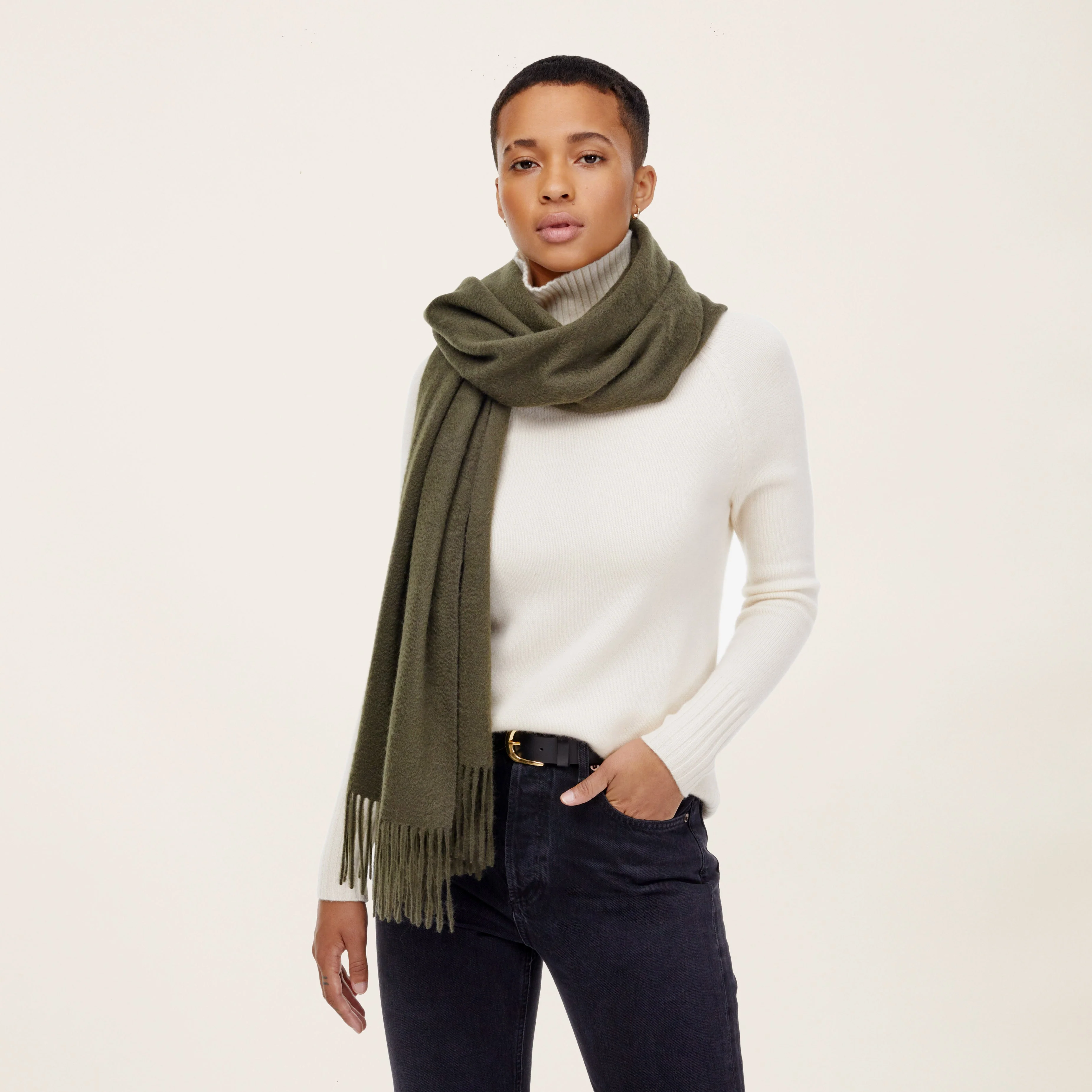 Cleo Oversized Cashmere Scarf - Image 34