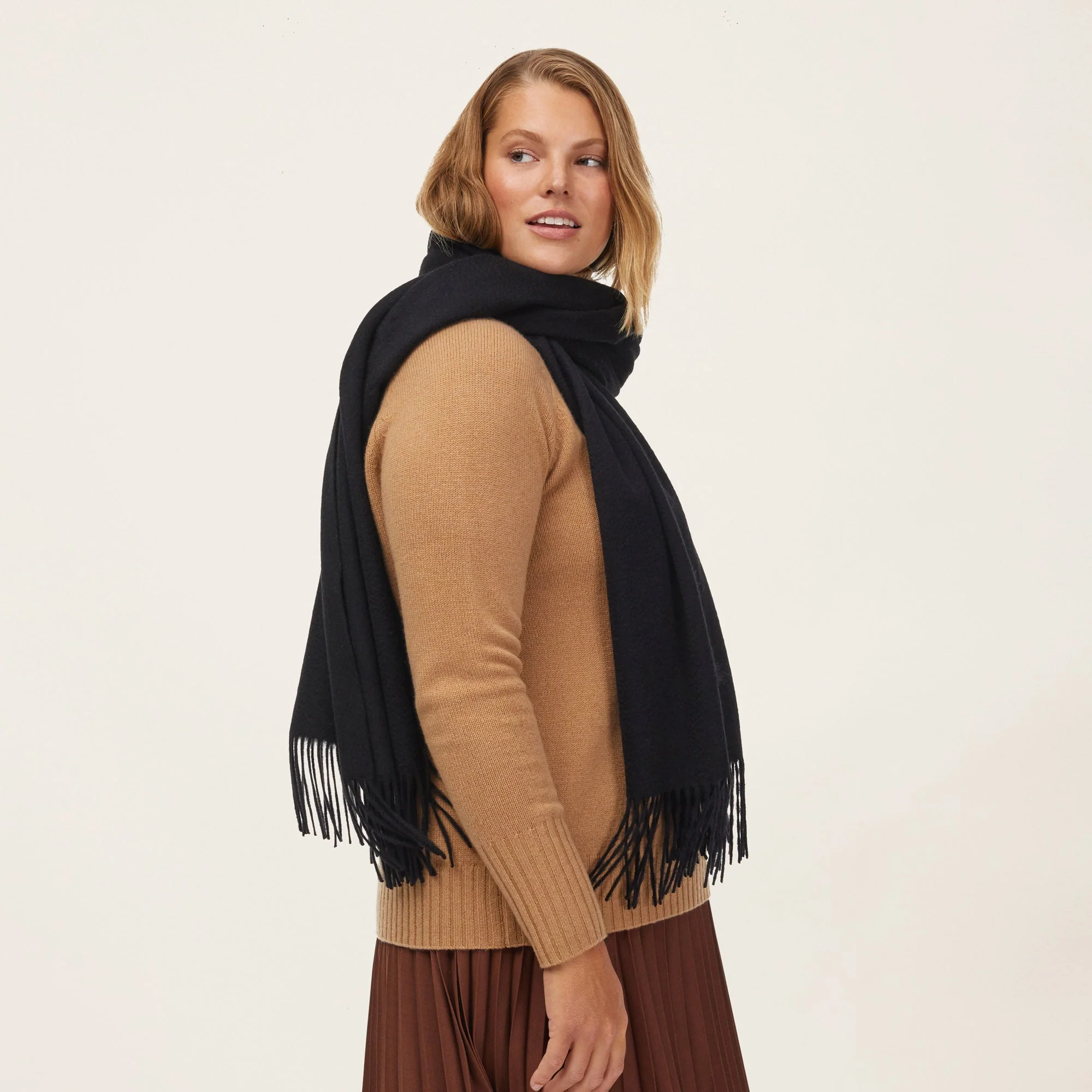 Cleo Oversized Cashmere Scarf - Image 40
