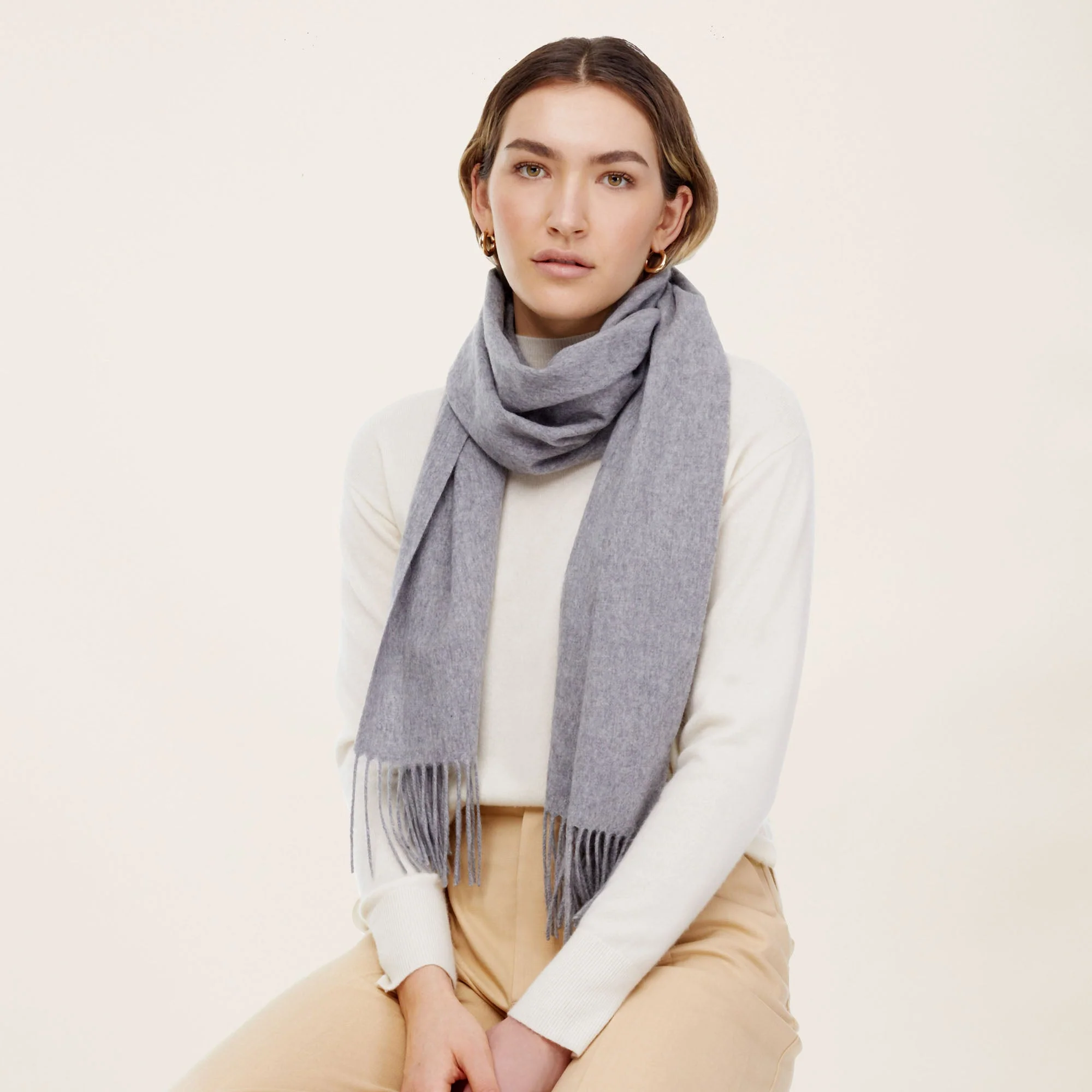 Cleo Oversized Cashmere Scarf - Image 46