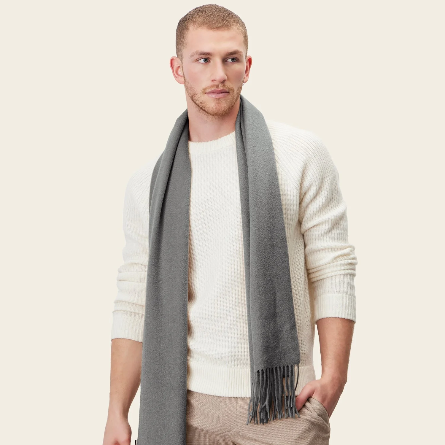 Cleo Oversized Cashmere Scarf - Image 50