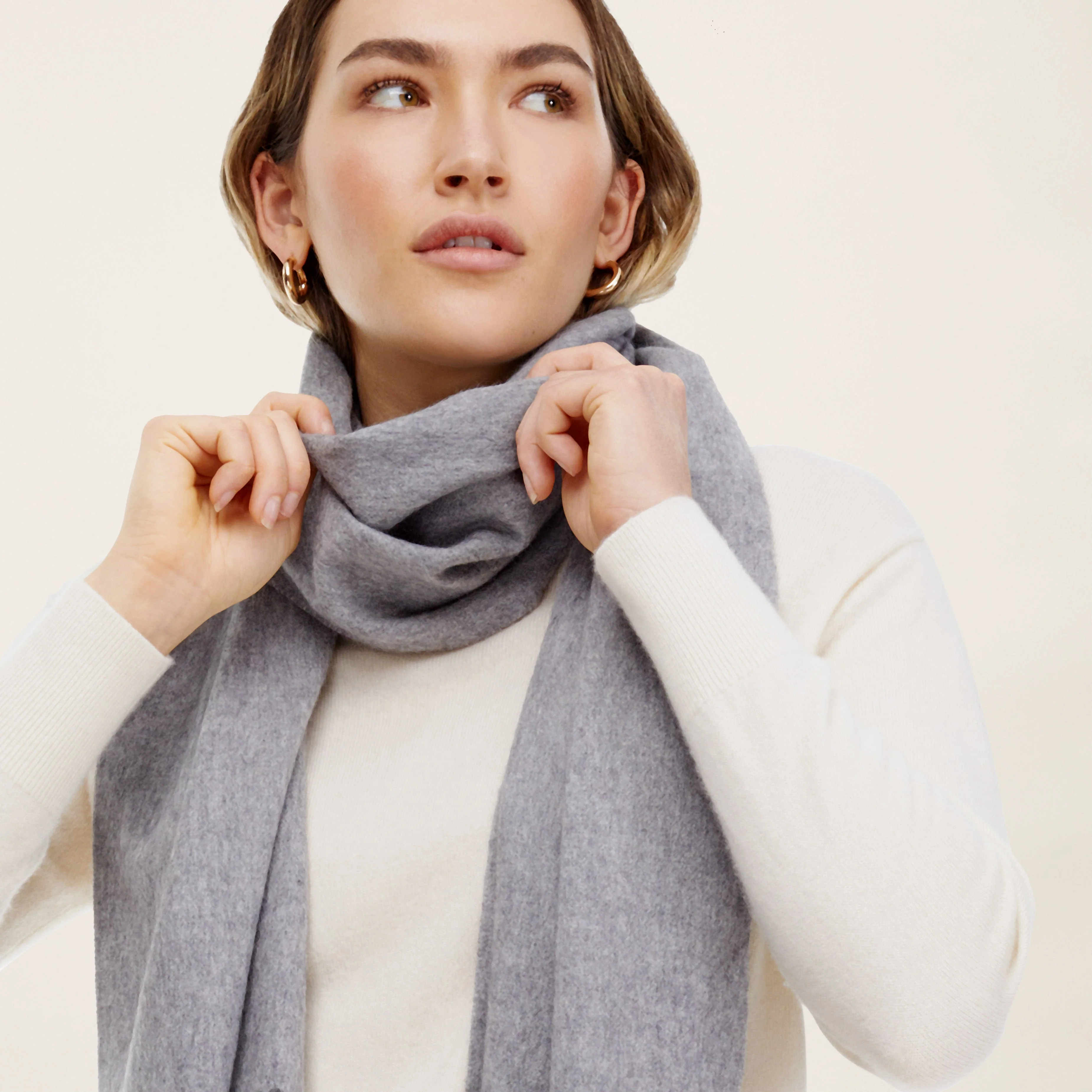 Cleo Oversized Cashmere Scarf - Image 6