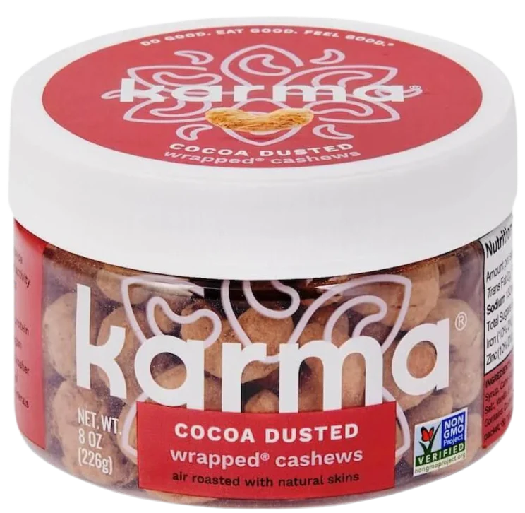 Cocoa Dusted Wrapped Cashews