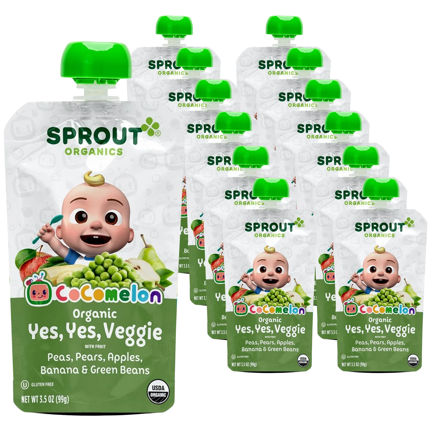 CoComelon Yes, Yes, Veggie, Fruits, Grains (12 Pack)