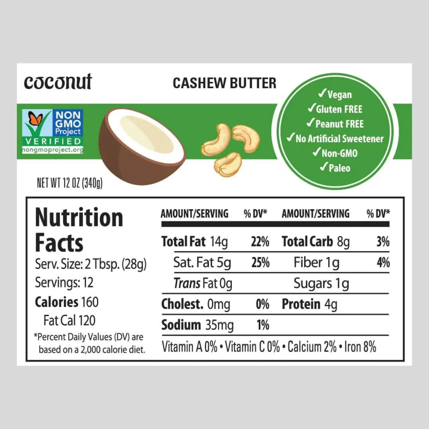 Coconut Cashew Nut Butter - Image 2