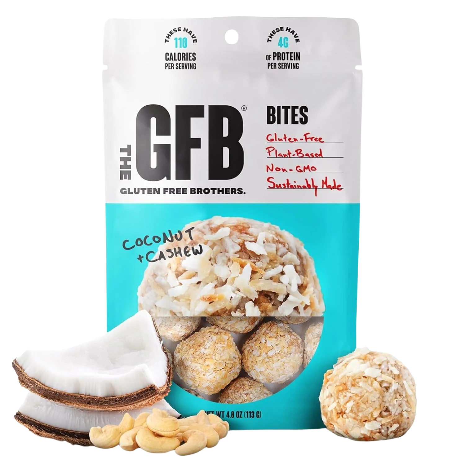 Coconut & Cashew Protein Bites