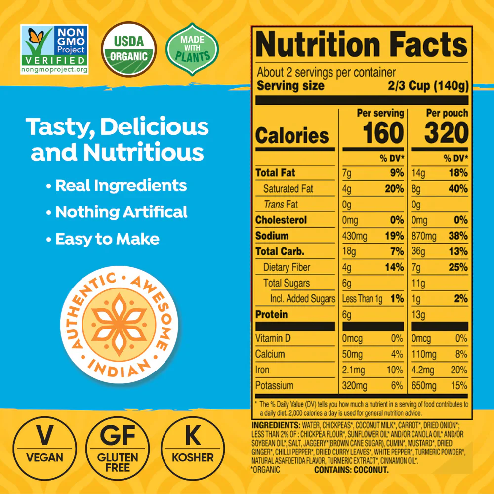 Coconut Chickpea & Turmeric Curry (6 Pack) - Image 3