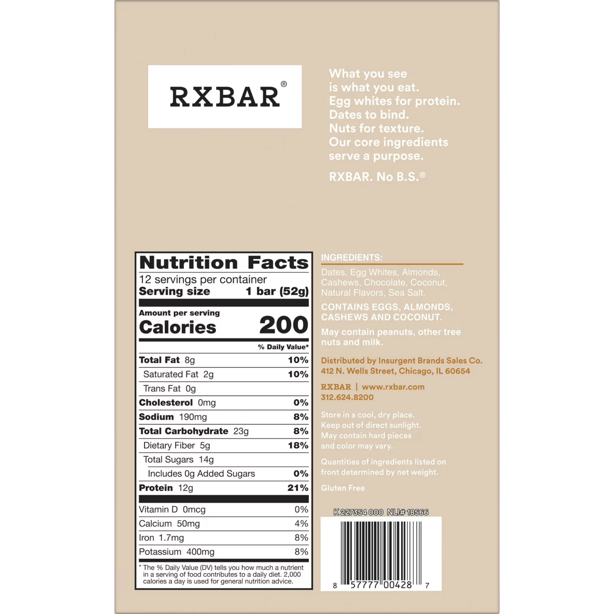 Coconut Chocolate Protein Bar (12 CT) - Image 3