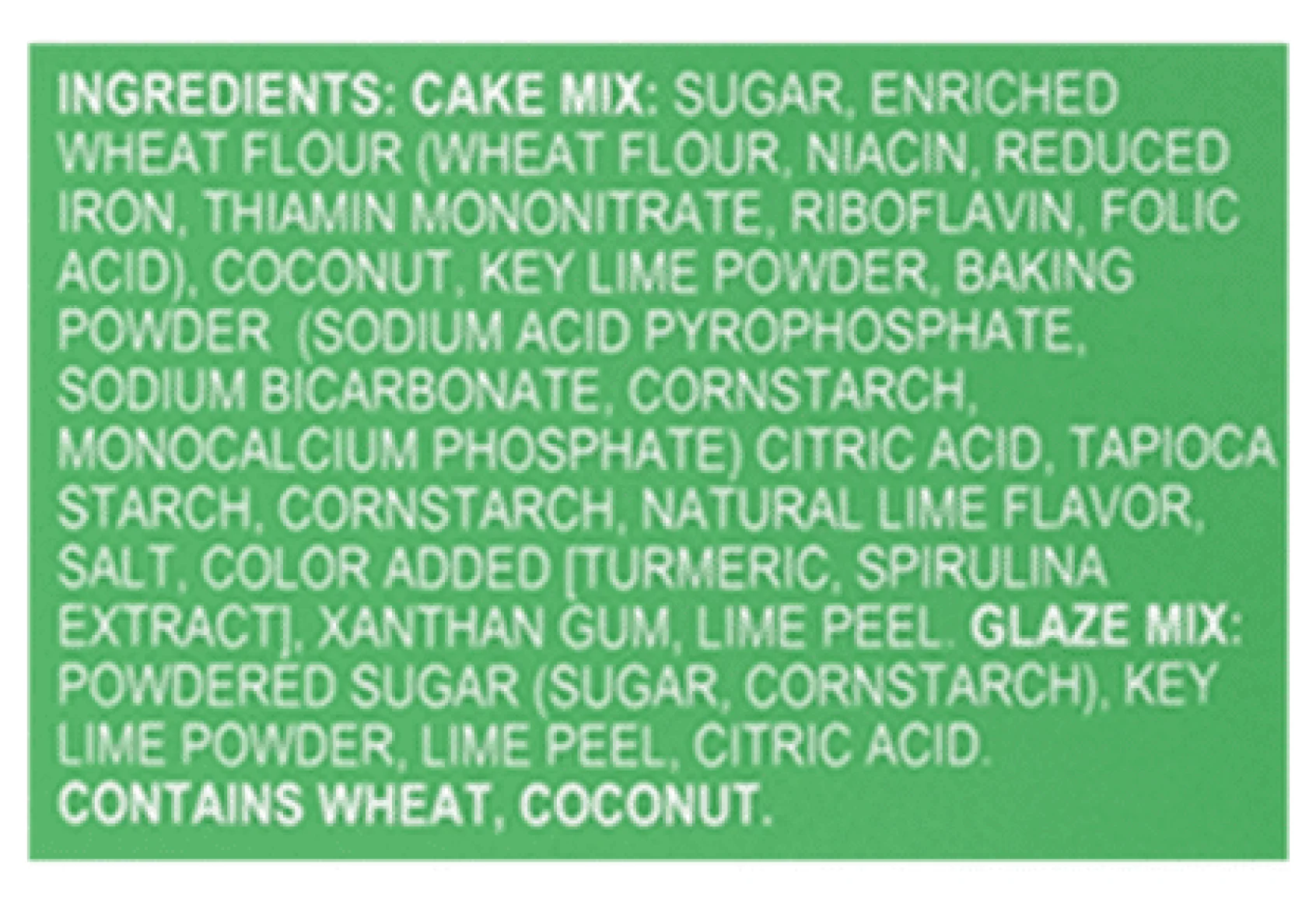 Coconut Key Lime Cake & Muffin Mix - Image 3