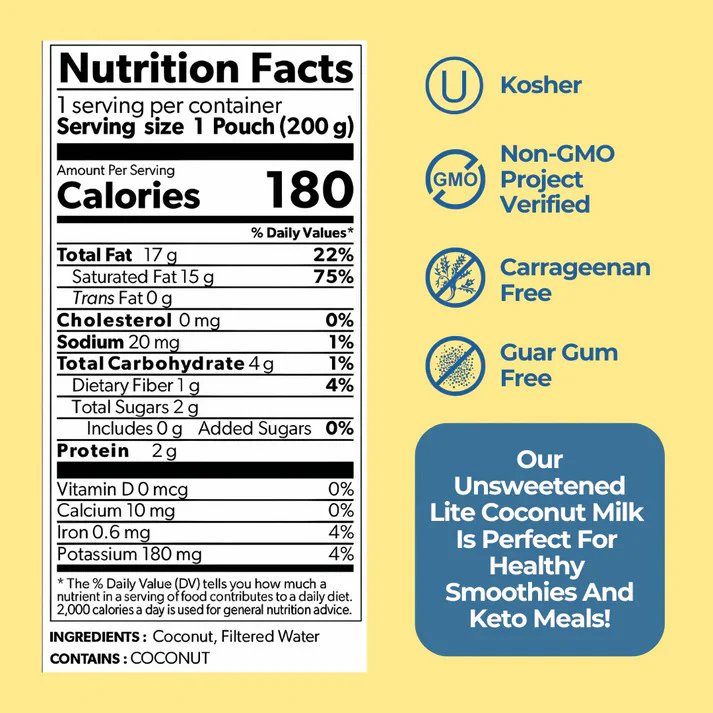 Coconut Milk Lite Pouch - Image 3