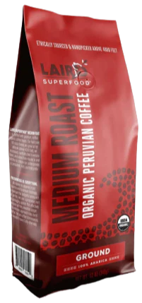 Coffee Ground Peruvian Medium Roast