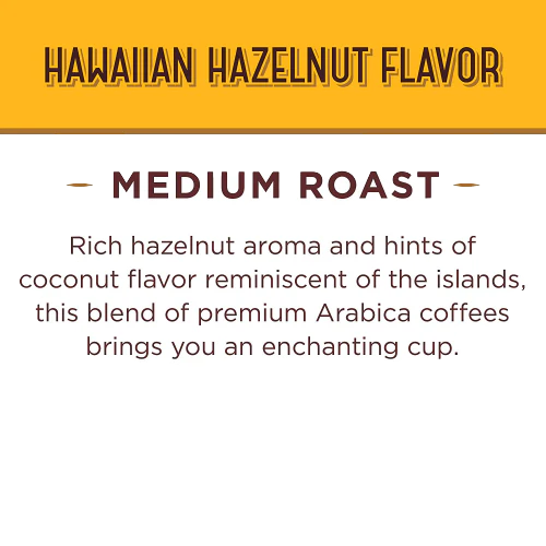 Coffee Hawaiian Hazelnut Single Serve, 12 Ct - Image 2