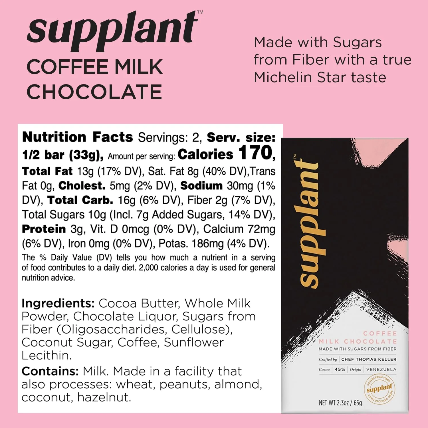 Chef Thomas Keller Milk Chocolate Coffee Bar - Image 2
