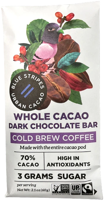 Cold Brew Coffee Whole Cacao Chocolate Bar