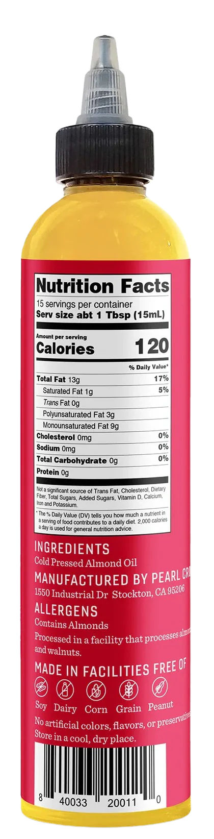 Cold Pressed Virgin Almond Oil - Image 3