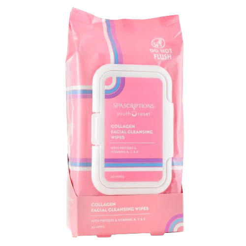 Collagen Facial Cleansing Wipes (60 CT)