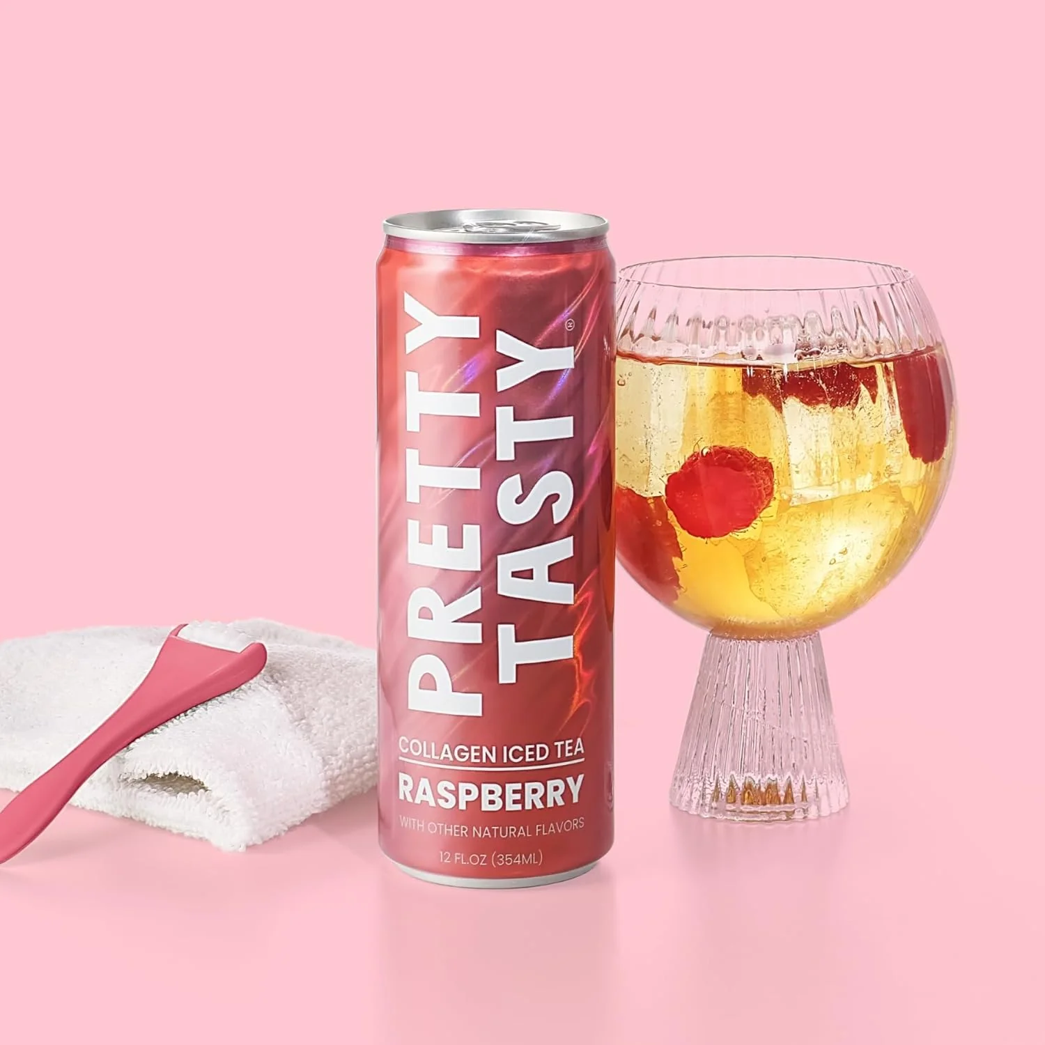 Collagen Iced Tea - Raspberry (12 Pack) - Image 4