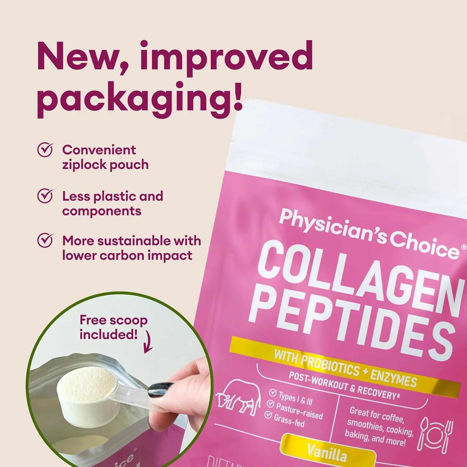Collagen Peptides Vanilla - Image 2