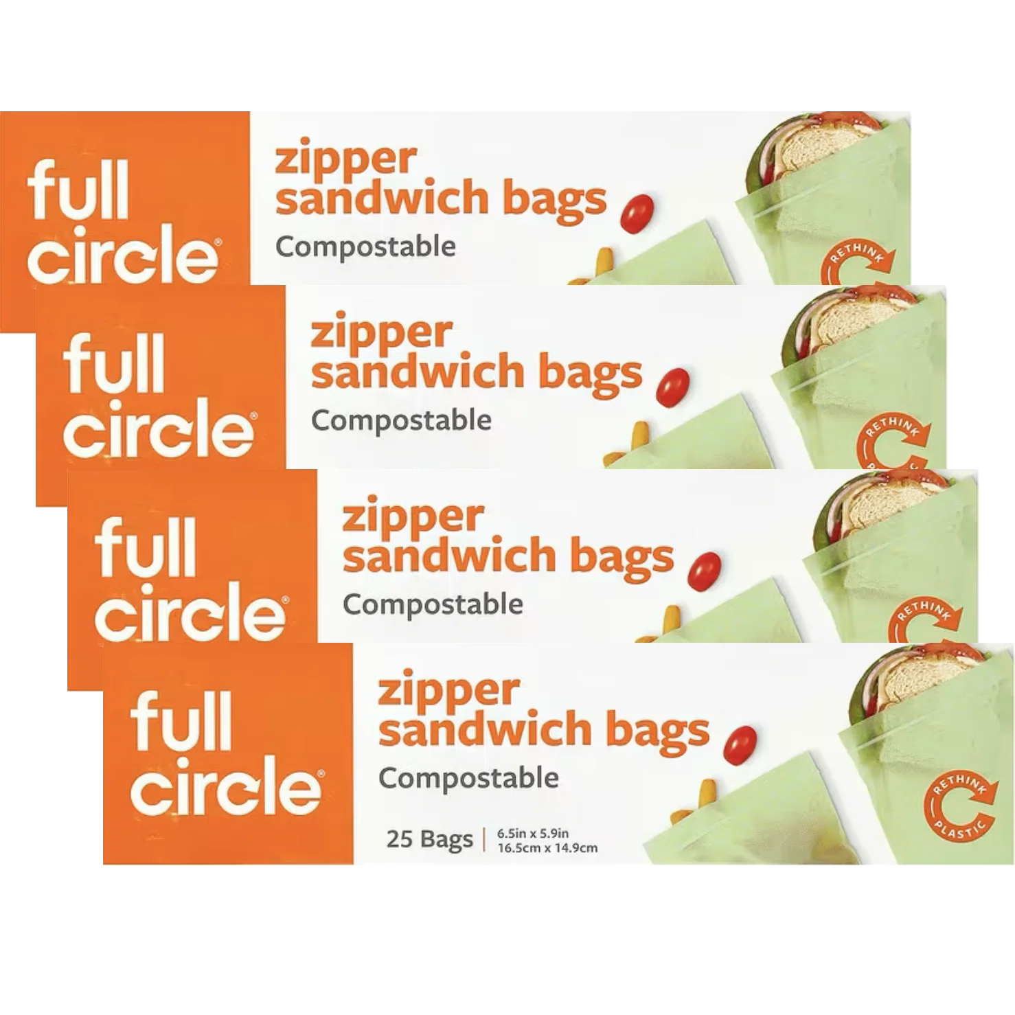 Compostable Sandwich Bags (100 CT)